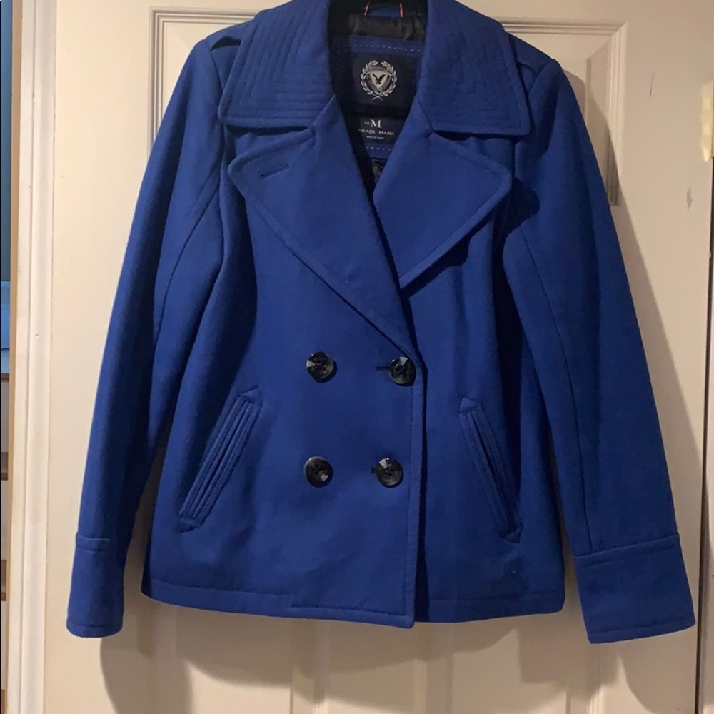 Pea Coat - blue